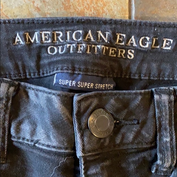 AE Distressed Super Super Stretch Size 6 Jegging - Picture 2 of 4